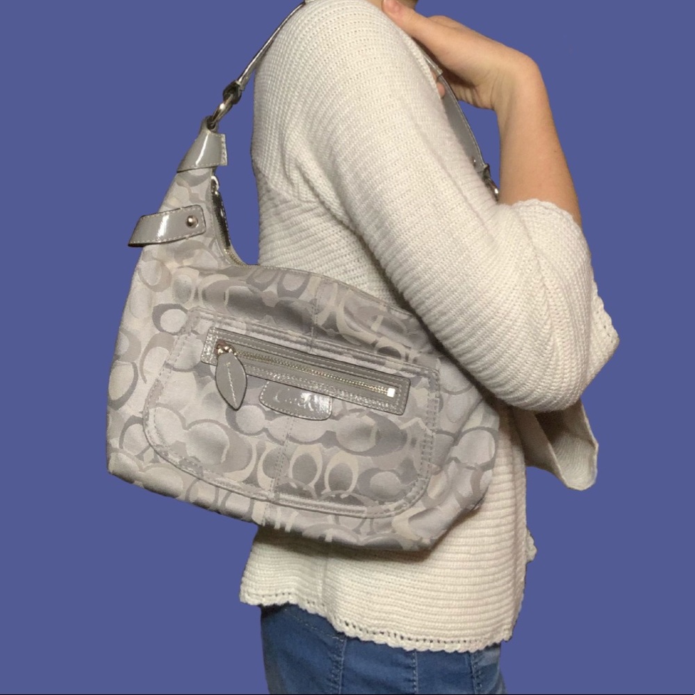Coach Satin Shoulder Bag
